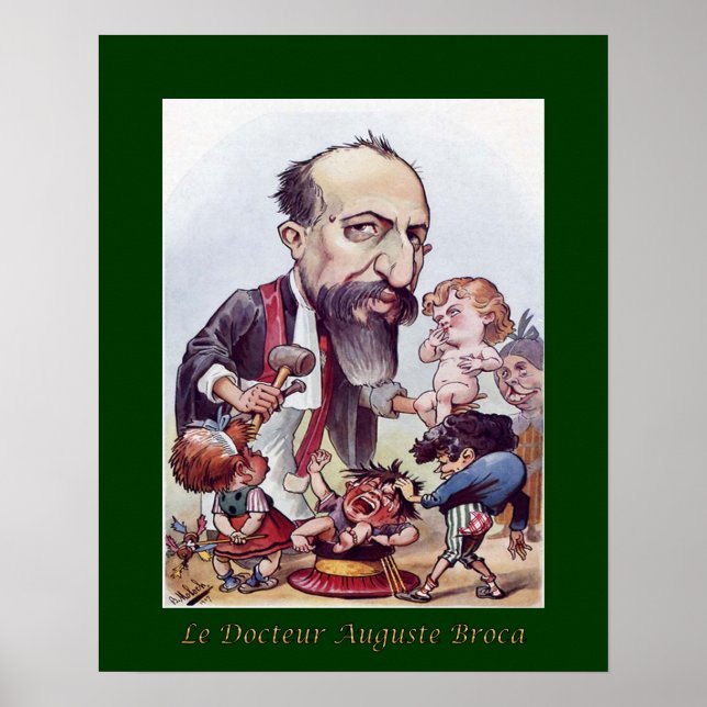 Dr. Augustus Broca ~ Paediatrics/Surgery ~ Moloch Poster (Front)