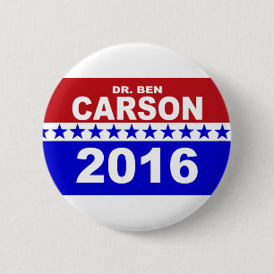Dr. Ben Carson 2016 6 Cm Round Badge