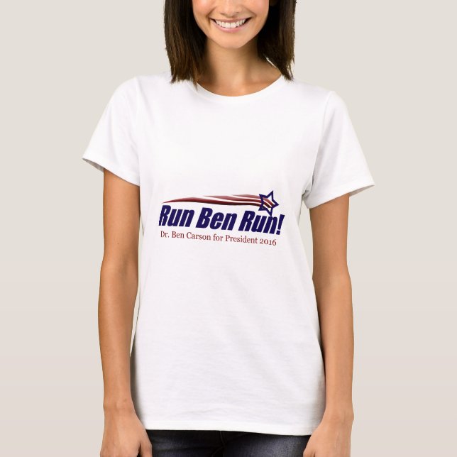 Dr. Ben Carson for President T-Shirt (Front)