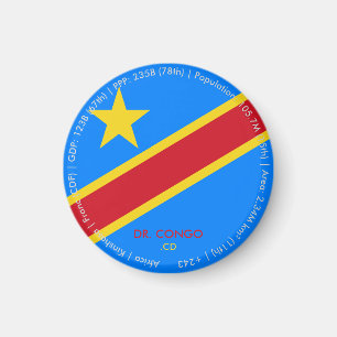 DR Congo Flag Magnet