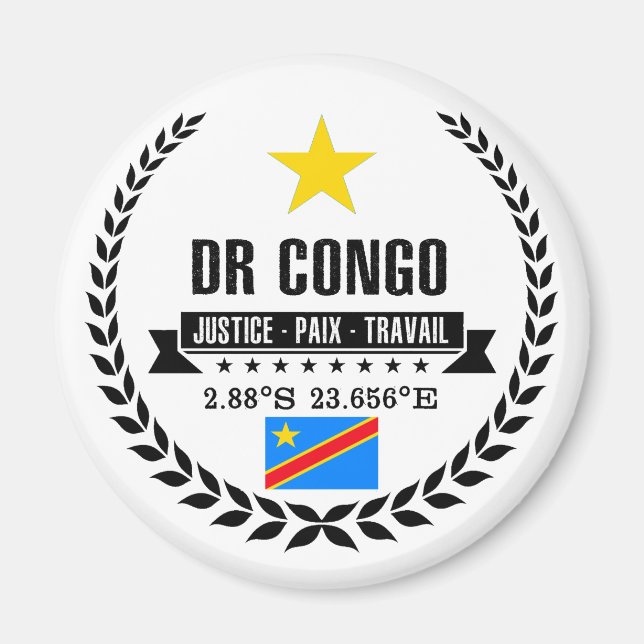 DR Congo Magnet (Front)