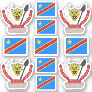 DR Congo - national symbols /Coat of arms and flag
