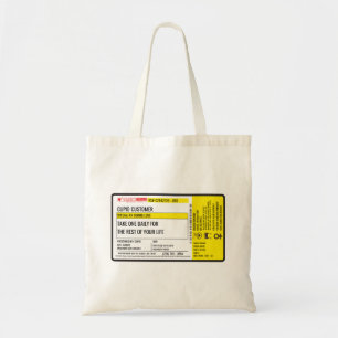 Dr. Cupid's Valentine Love Prescription Tote Bag