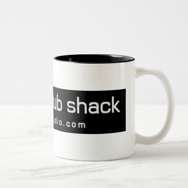 dr_dick's dub shack Two-Tone coffee mug (Right)