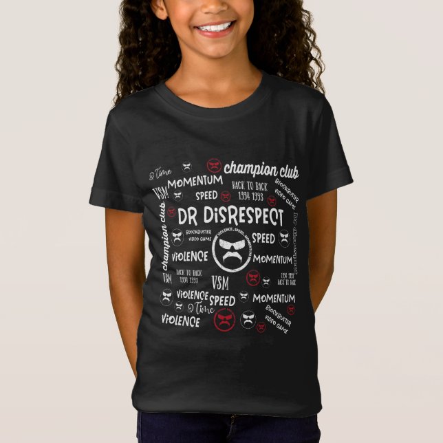 Dr Disrespect Violence Speed Momentum T-Shirt (Front)