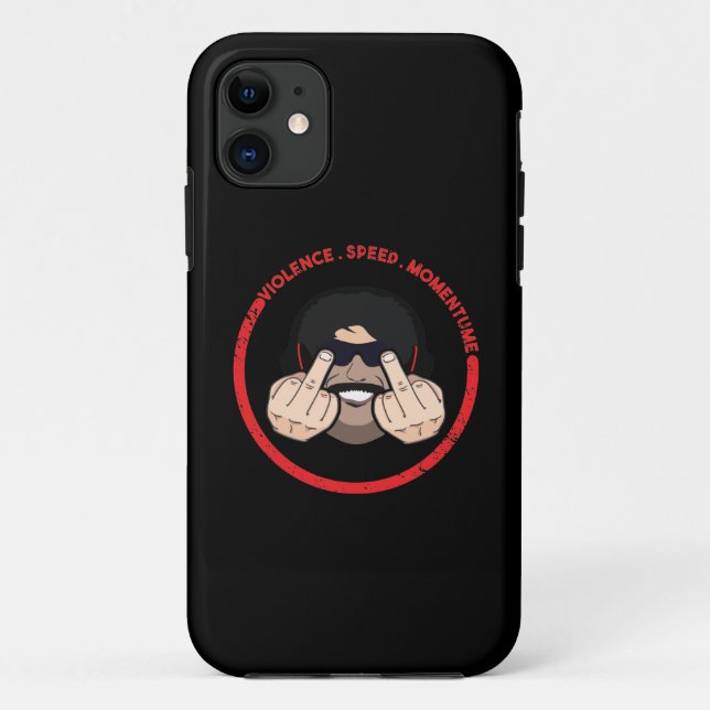 Dr Disrespect Violence Speed Momentum T-Shirt Case-Mate iPhone Case (Back)