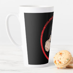 Dr Disrespect Violence Speed Momentum T-Shirt Latte Mug