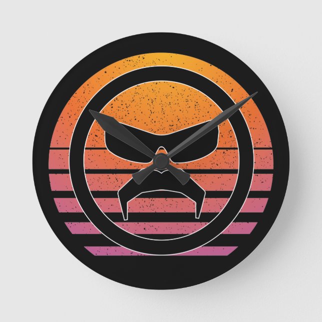 Dr Disrespect Violence Speed Momentum T-Shirt Round Clock (Front)