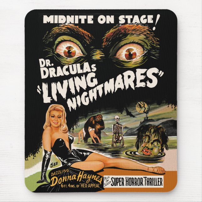 Dr Dracula's Living Nightmares Mousepad (Front)