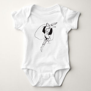 Dr. Fate Soaring Outline Baby Bodysuit