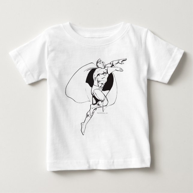Dr. Fate Soaring Outline Baby T-Shirt (Front)