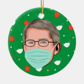 Dr. Fauci Ceramic Tree Decoration