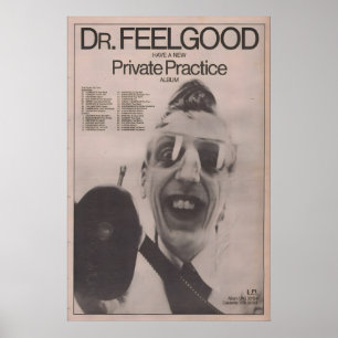Dr. FEELGOOD Poster 1978 original NME - Private