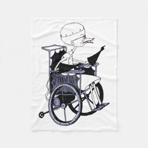Dr Finkelstein Mad Scientist Baby Fleece Blanket