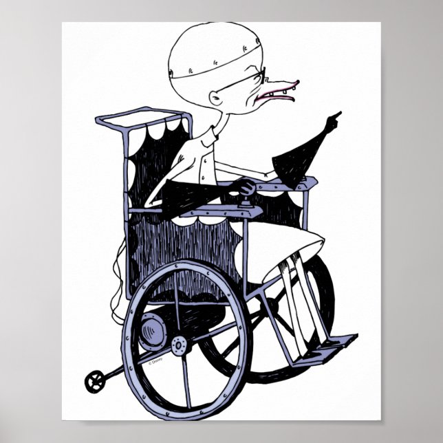 Dr Finkelstein Mad Scientist Baby  Poster (Front)