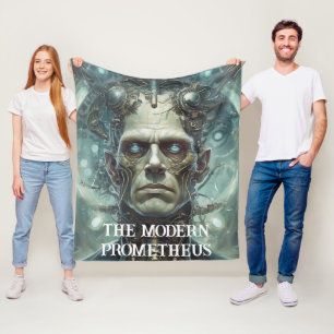Dr. Frankenstein's Monster - Modern Prometheus Fleece Blanket