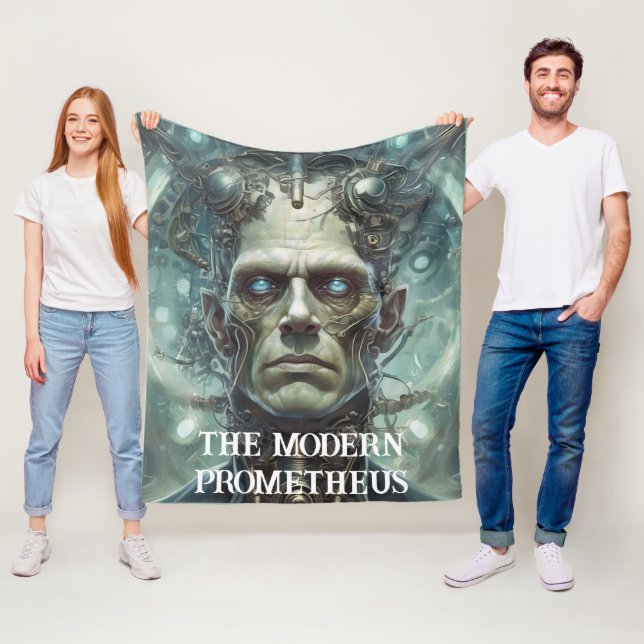 Dr. Frankenstein's Monster - Modern Prometheus Fleece Blanket (In Situ)