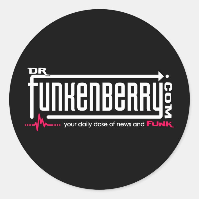 Dr. Funkenberry Round Sticker (Front)
