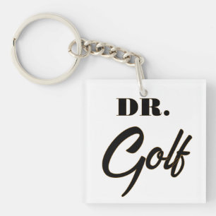 Dr. Golf Funny Design for Golf Lovers Key Ring