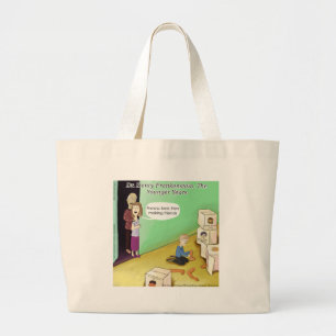 Dr. Henry Frankstien Youthful Years Large Tote Bag