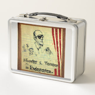 Dr. Hunter S. Thompson Kindergarten Metal Lunch Box