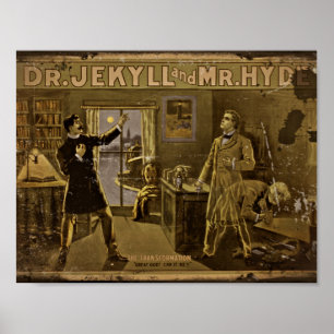 Dr Jekyll and Mr Hyde Vintage Poster Art
