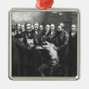 Dr Koch's Treatment for Consumption Metal Tree Decoration