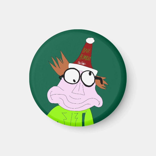 Dr. LeBrick Bah Humbug xmas Magnet (Front)