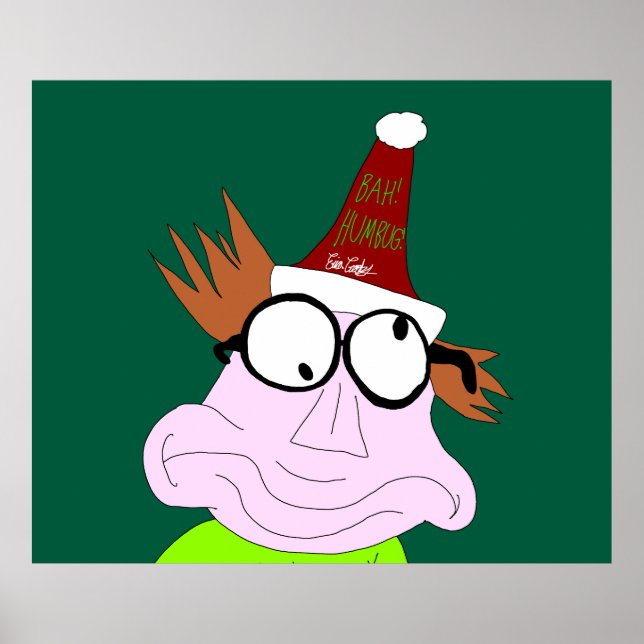 Dr. LeBrick Bah Humbug xmas Poster (Front)