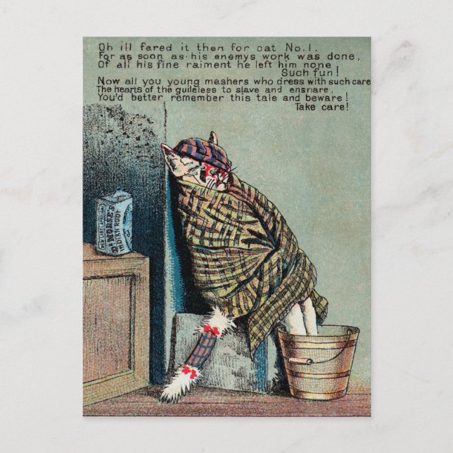 Dr Morse Cat Trade Card #4 (of 4) (Front)