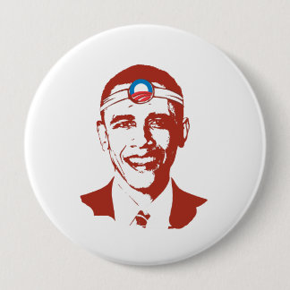 Dr. Obama red 10 Cm Round Badge