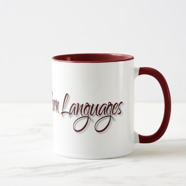 DR of Modern Languages Mug (Right)