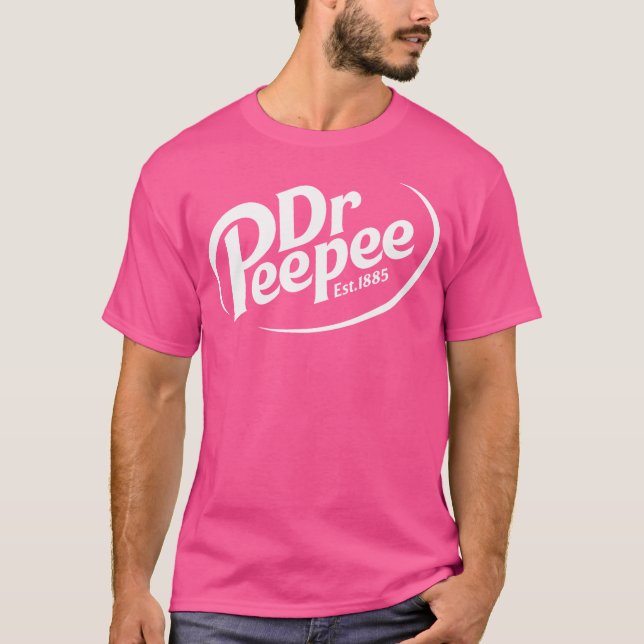 Dr. Peepee Shirt Funny Logo Parodien (Front)