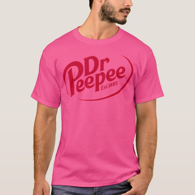 Dr Peepee Shirt Funny Logo Parodies (Front)