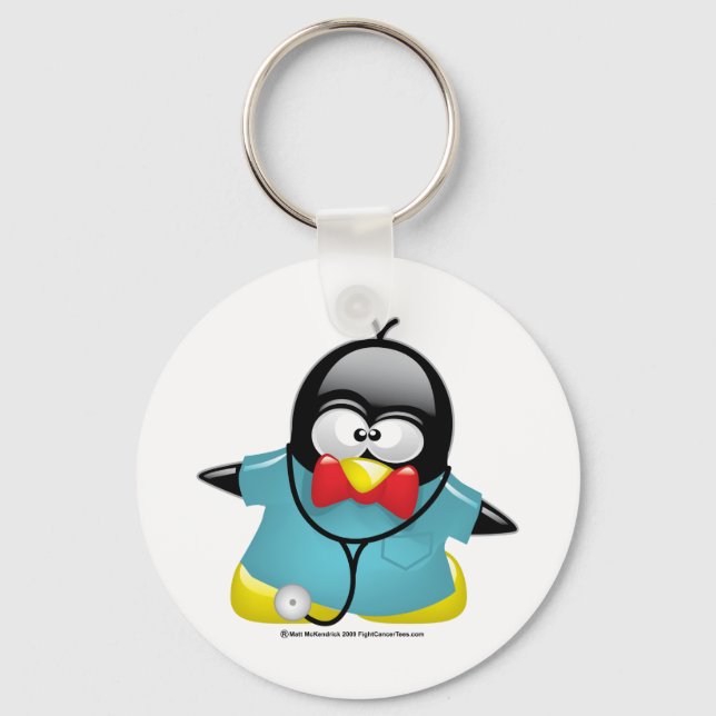 Dr Penguin Key Ring (Front)