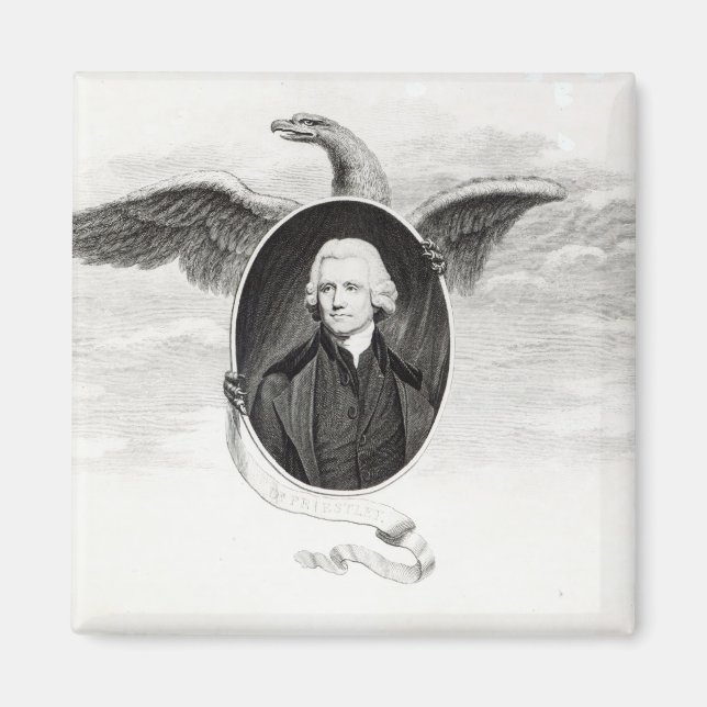 Dr. Priestley, illustration from Philosophers Magnet (Front)