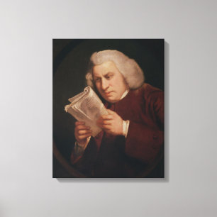 Dr. Samuel Johnson  1775 Canvas Print
