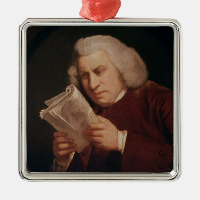 Dr. Samuel Johnson  1775 Metal Tree Decoration (Front)
