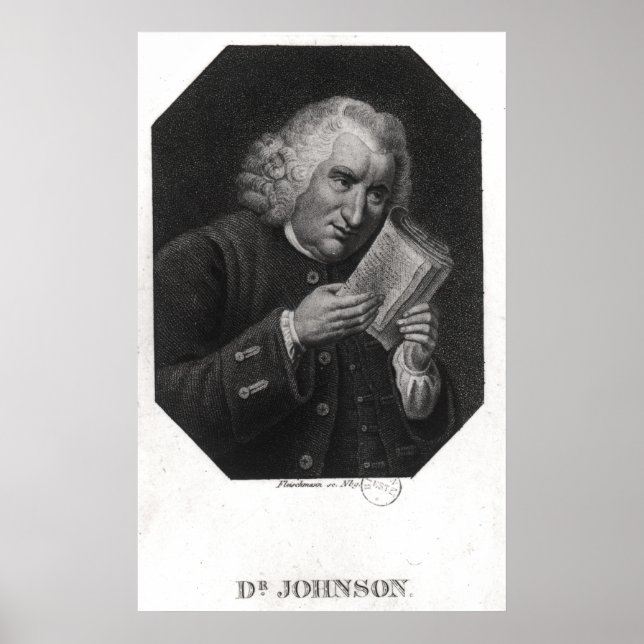 Dr. Samuel Johnson Poster (Front)