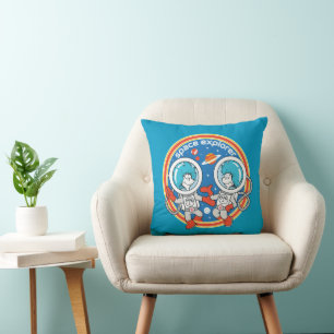 Dr. Seuss Cadet 1 Cadet 2 Space Explorer Cushion