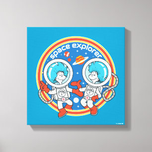 Dr. Seuss   Cadet One Cadet Two Space Explorer Canvas Print