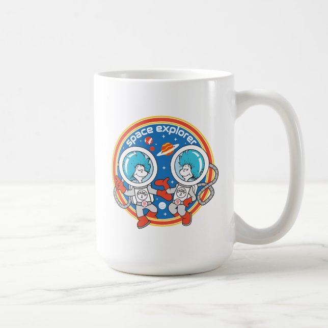 Dr. Seuss | Cadet One Cadet Two Space Explorer Coffee Mug (Right)