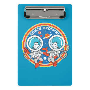 Dr. Seuss   Cadet One Cadet Two Space Explorer Mini Clipboard