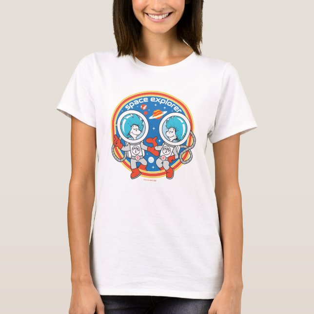 Dr. Seuss | Cadet One Cadet Two Space Explorer T-Shirt (Front)