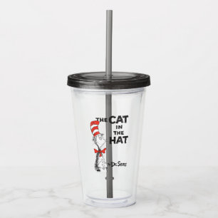 Dr. Seuss Cat in the Hat Book Acrylic Tumbler