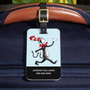Dr. Seuss   Cat in the Hat Cat Walk Luggage Tag