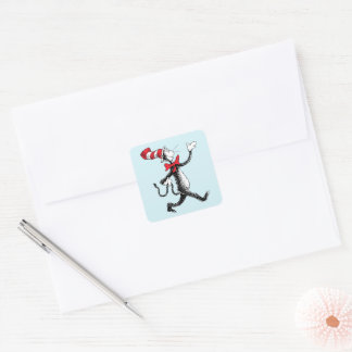 Dr. Seuss | Cat in the Hat Cat Walk Square Sticker