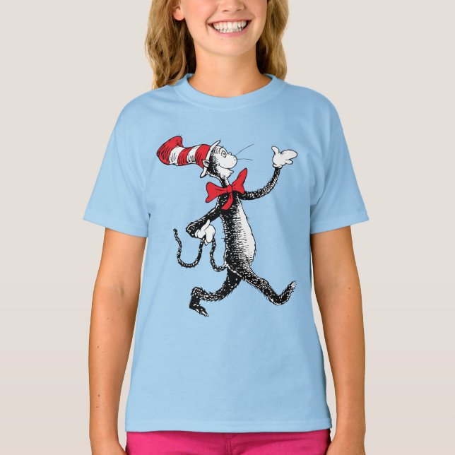 Dr. Seuss | Cat in the Hat Cat Walk T-Shirt (Front)