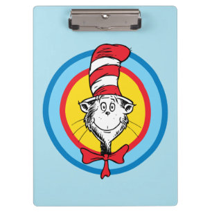 Dr. Seuss Cat in the Hat Head Graphic Clipboard