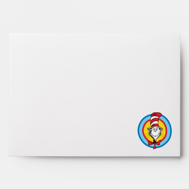 Dr. Seuss | Cat in the Hat Head Graphic Envelope (Front)